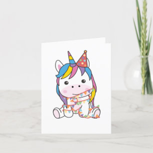 Anniversaire Unicorne Pour Enfants Une Carte De Va
