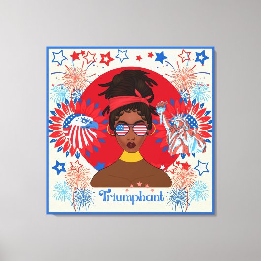 Anniversaire Vintage toile étirée (Recto)