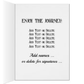 Anniversaire - Voir Retour Aussi - Carte (Intérieur (Droit))