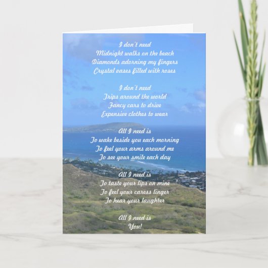 Anniversary Card for Husband Kaart (Voorkant)