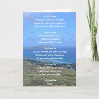 Anniversary Card for Husband Kaart