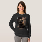 Anniversary Otter Present Sweet Huggable Otter  3 T-shirt (Voorkant volledig)