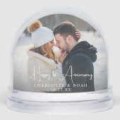 Anniversary Photo Snow Globe (Avant)