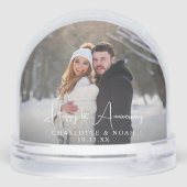 Anniversary Photo Snow Globe (Arrière)