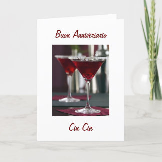ANNIVERSAY IN ITALIAANSE BUON ANNIVERSARIO KAART