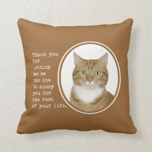 Annoing Cat Pillow Kussen