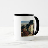 Annointing van David door Saul, 1842 Mok (Voorkant rechts)