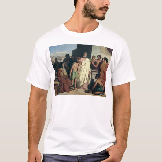 Annointing van David door Saul, 1842 T-shirt (Voorkant)