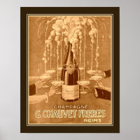 Annonce champagne Art Déco 1923