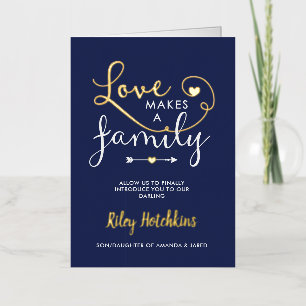 Annonce d'adoption de la famille Navy Love