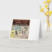 Annonce de bande dessinée - carte de voeux (Fleur jaune)