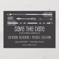 Annonce de carte de sauvegarde de date Tribale | G