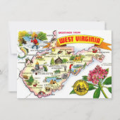 Annonce de déménagement de carte de Virginie-Occid (Devant)