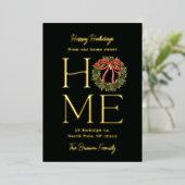 Annonce de déménagement pour les fêtes en style FO (Debout devant)