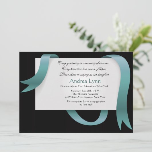 Annonce de diplôme Invitation (Debout devant)