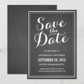 Annonce de faire-part de calligraphie sur tableau  (Devant / Derrière)