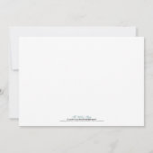 Annonce de Faire-Part de Date de Mariage à Rayures (Dos)
