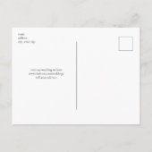 Annonce de Faire-Part de Mariage Noir et Blanc ave (Dos)