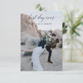 Annonce de Fuite de Mariage Invitation (Debout devant)