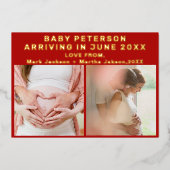 Annonce de grossesse échographie de la Saint-Valen (Recto)