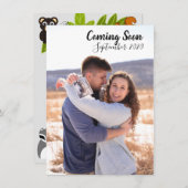 Annonce de grossesse / Invitation à une fête de bé (Devant / Derrière)