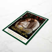 Annonce de grossesse pour un cadeau de Noël vert P (Rotation)