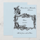 Annonce de la naissance - Carte de naissance (Devant / Derrière)