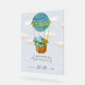 Annonce de naissance bébé éléphant mignon en montg (Angle)