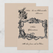 Annonce de naissance – Carte de naissance (Devant / Derrière)