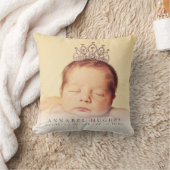 Annonce de naissance de bébé Coussin de nursery Or (Couverture)