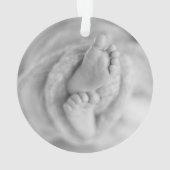 Annonce de naissance de bébé PHOTO Unisexe Noir Bl (dos)