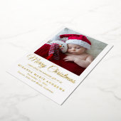 Annonce de Naissance Joyeux Noël Photo (Rotation)