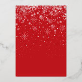 Annonce de naissance photo alu C'est froid dehors (Verso)