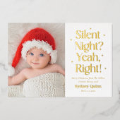 Annonce de naissance pour les fêtes de Noël en pap (Recto)