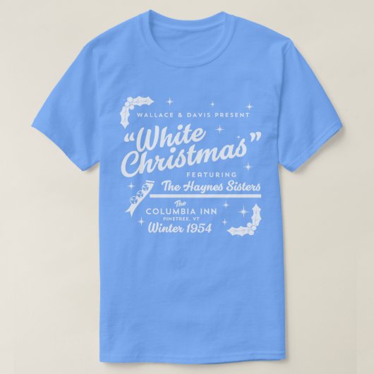 Annonce de Noël blanche avec TShirt (Design devant)
