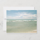 Annonce de Photo Save the Date // Plage Tropicale (Dos)