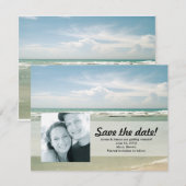 Annonce de Photo Save the Date // Plage Tropicale (Devant / Derrière)