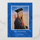 Annonce de remise de diplôme universitaire abstrai (Recto)
