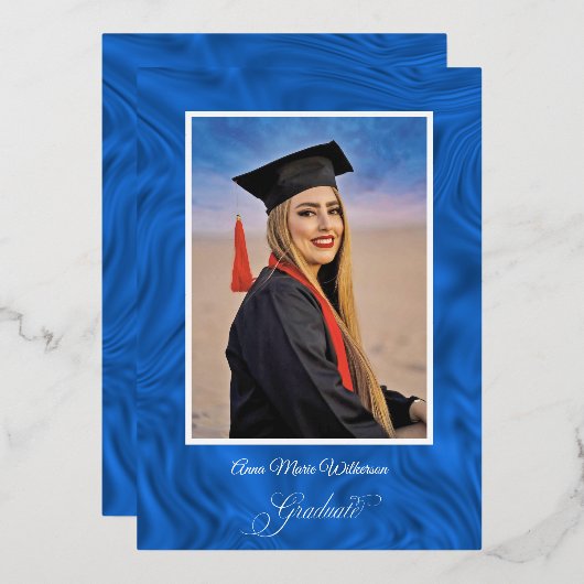 Annonce de remise de diplôme universitaire abstrai (Recto/Verso)