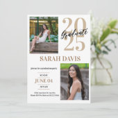 Annonce de remise de diplômes 2025, Invitation de  (Debout devant)