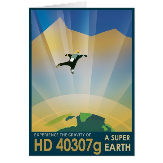 Annonce de voyage Sci-Fi, Planet HD 40307g (Devant)
