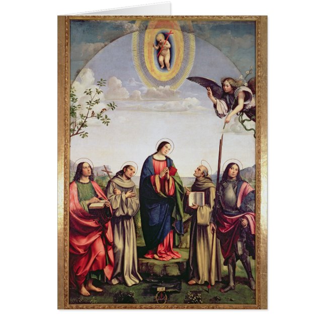 Annonce et saints, 1500 (Devant)