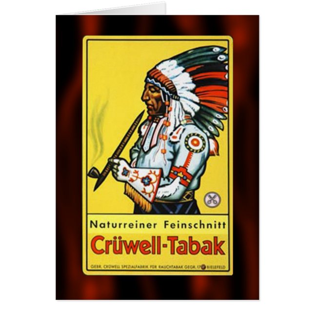 Annonce naturelle vintage de tabac (Devant)