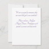 Annonce ou invitation (Dos)