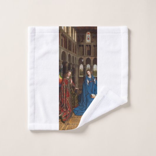 Annonce par Jan van Eyck (Gant de toilette)