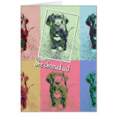 Annonce Pop Art de Nouveau Chien (Devant)