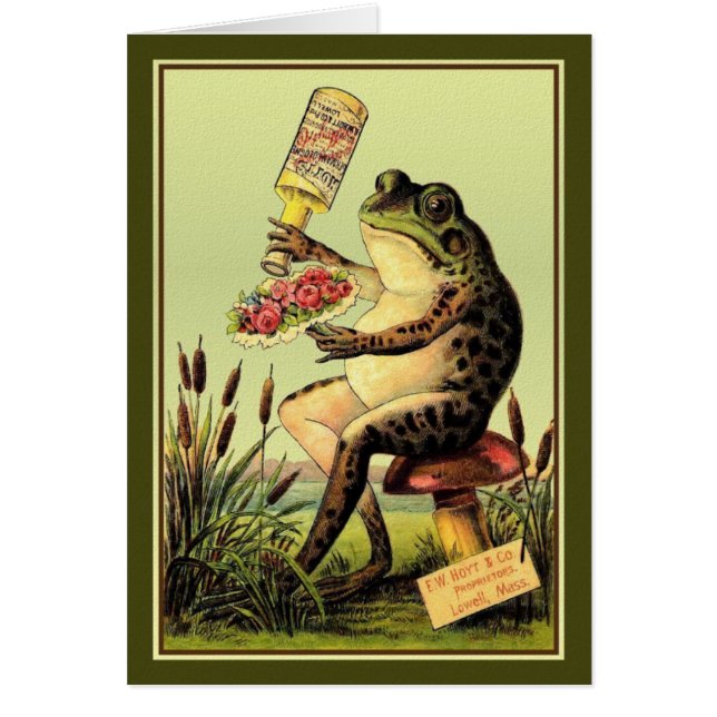 Annonce vintage - la grenouille parfume un (Devant)