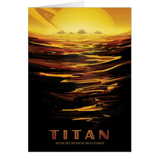 Annonce Voyage Sci-Fi, Moon Titan (Devant)