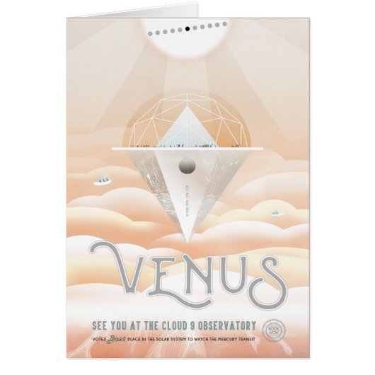 Annonce Voyage Sci-Fi, Planet Vénus (Devant)