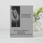 ANNONCER LA MORT DU INVITATION DES ANNÉES 40 (Debout devant)